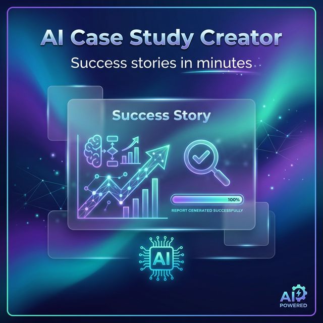 AI Case Study Creator — Turn Project Success into High-Impact Stories